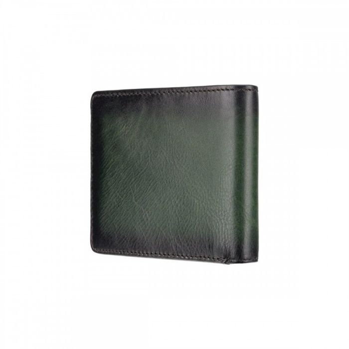 Мужской кожаный кошелек Visconti AT58 Milo c RFID (Burnish Green) купить недорого в Ты Купи