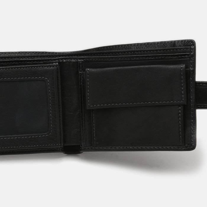 Мужской кожаный портмоне Ricco Grande K1208-black купить недорого в Ты Купи
