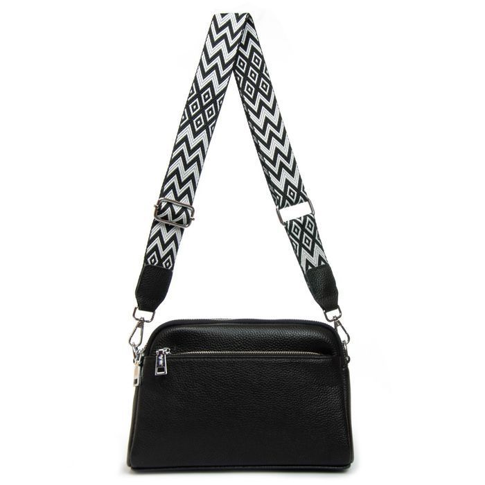 Женская кожаная сумка ALEX RAI 8960 black купить недорого в Ты Купи