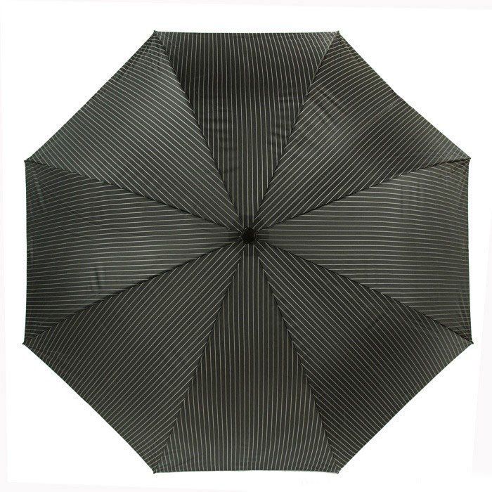 Чоловіча напівавтомат парасолька-тростина Fulton Knightsbridge-2 G451 - Black Steel (Чорний з сірим) купити недорого в Ти Купи