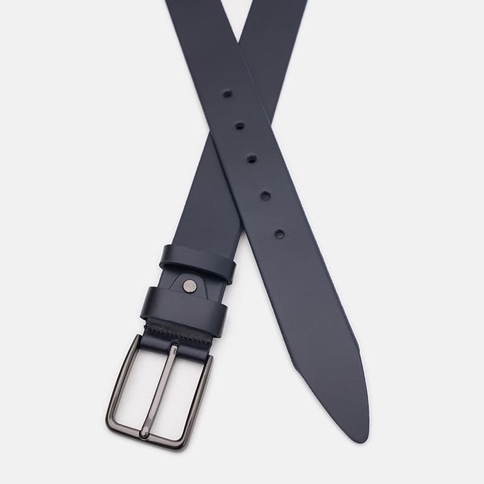 Мужской кожаный ремень Borsa Leather 115v1fx65-navy купить недорого в Ты Купи