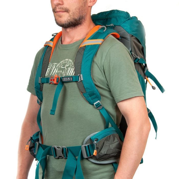 Рюкзак Туристический нейлон Royal Mountain 1150-48L green купить недорого в Ты Купи