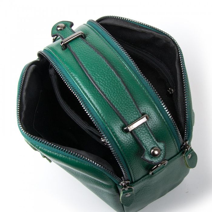 Жіноча шкіряна сумка-клатч ALEX RAI 1-02 2906-12 green купити недорого в Ти Купи