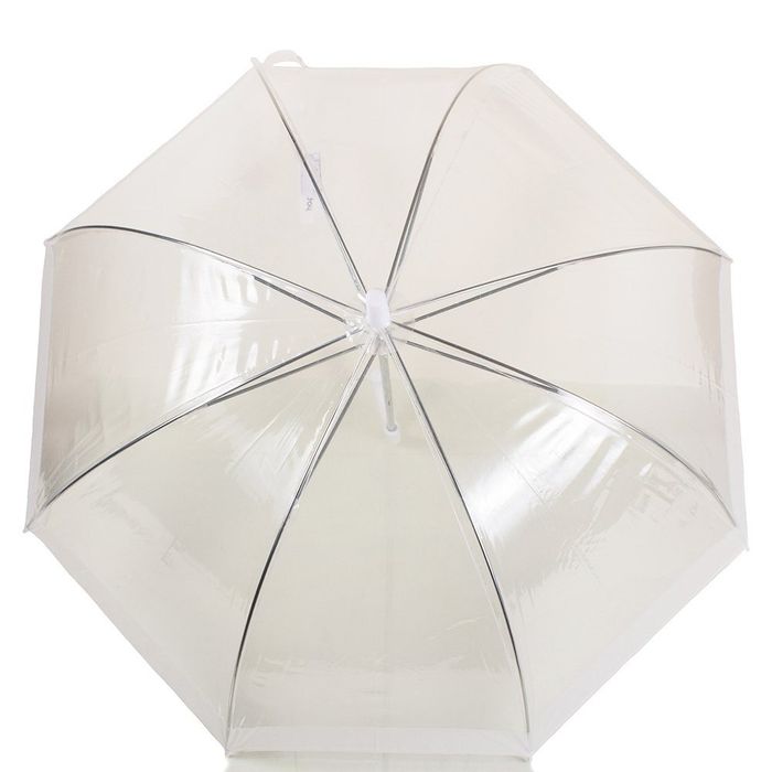 Женский зонт-трость полуавтомат HAPPY RAIN прозрачный купить недорого в Ты Купи