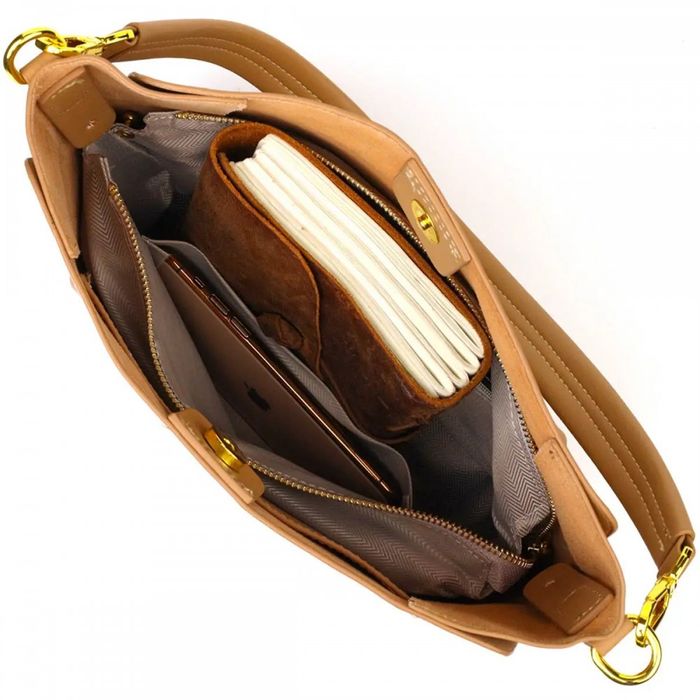 Жіноча шкіряна сумка над старовинним плечем 22110 купити недорого в Ти Купи