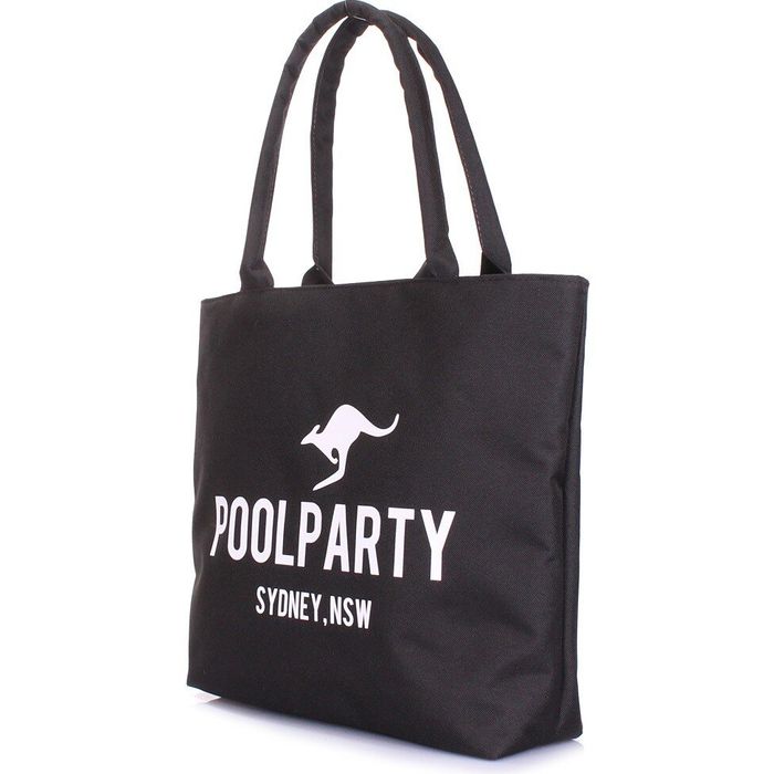Женская тканевая сумка POOLPARTY black купить недорого в Ты Купи
