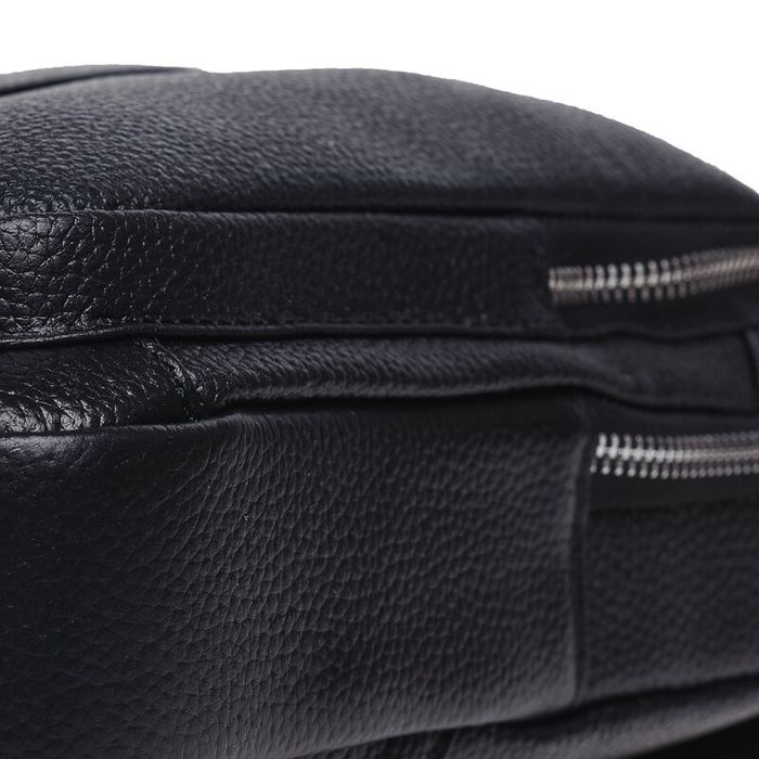 Мужской кожаный рюкзак через плечо Keizer K16601-black купить недорого в Ты Купи