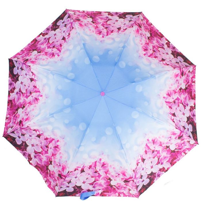 Розовый Женский автоматический зонтик с принтом ZEST купить недорого в Ты Купи