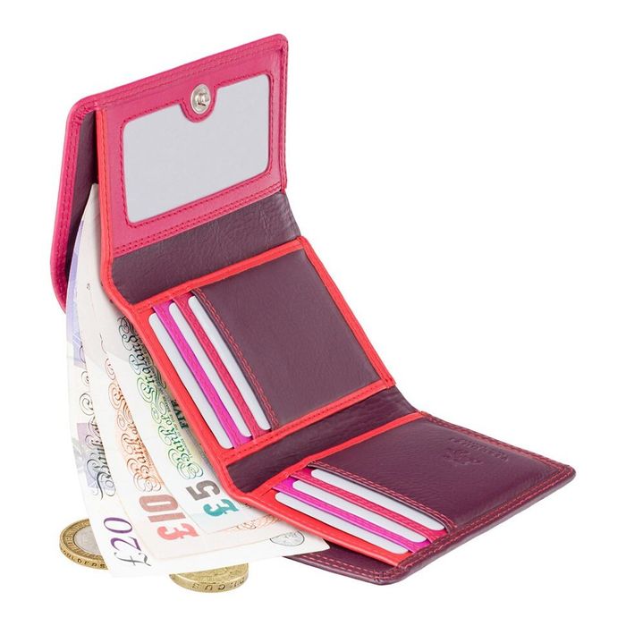 Жіночий шкіряний гаманець Visconti rb39 plum m купити недорого в Ти Купи