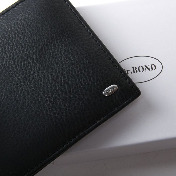Жіночий шкіряний гаманець Classik DR. BOND WN-7 Чорний купити недорого в Ти Купи