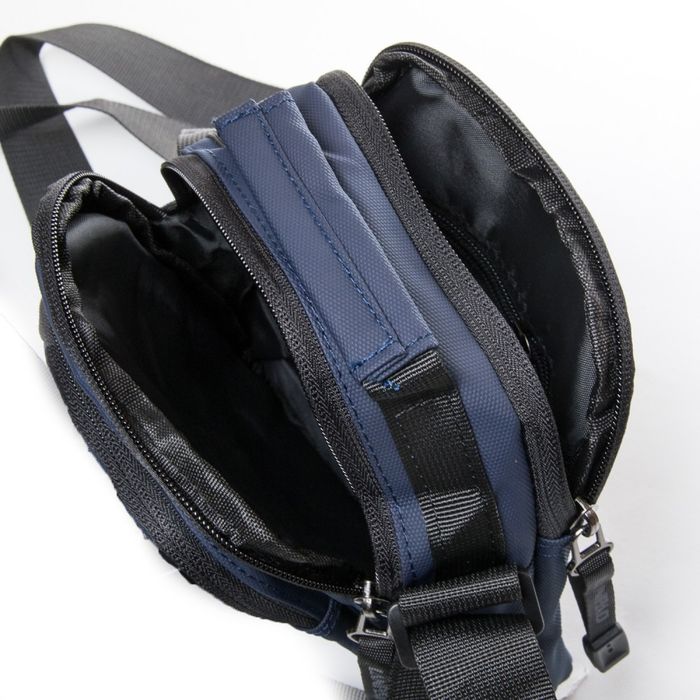 Мужская сумка через плечо Lanpad 8184 blue купить недорого в Ты Купи