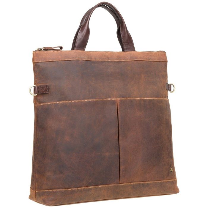 Чоловіча шкіряна коричнева сумка Visconti TC74 Axel (Havana Tan) купити недорого в Ти Купи