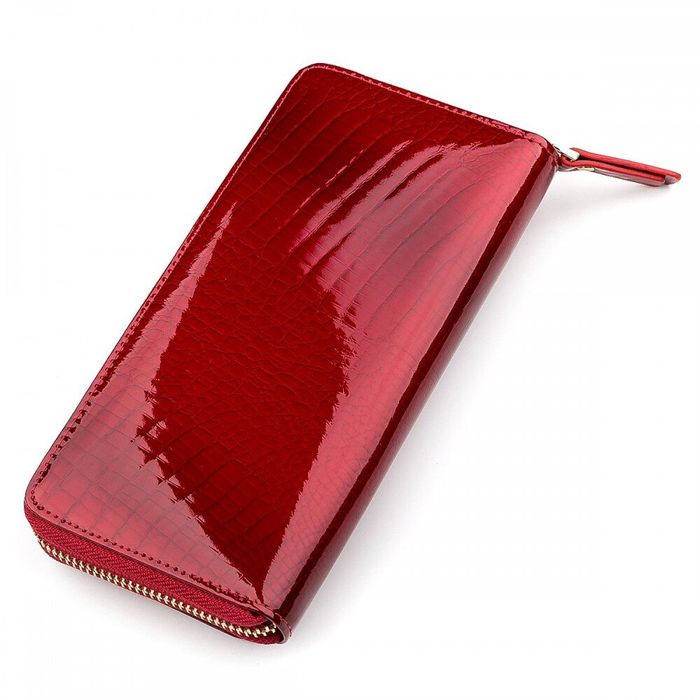 Кошелек из натуральной кожи ST Leather 18436 (S7001A) Красный купить недорого в Ты Купи