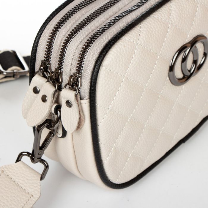 Клатч из кожи ALEX RAI 17001 white купить недорого в Ты Купи