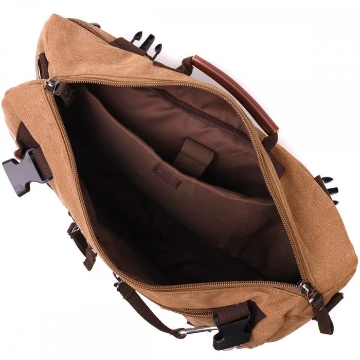 Мужской рюкзак-трансформер из ткани Vintage 22160 купить недорого в Ты Купи
