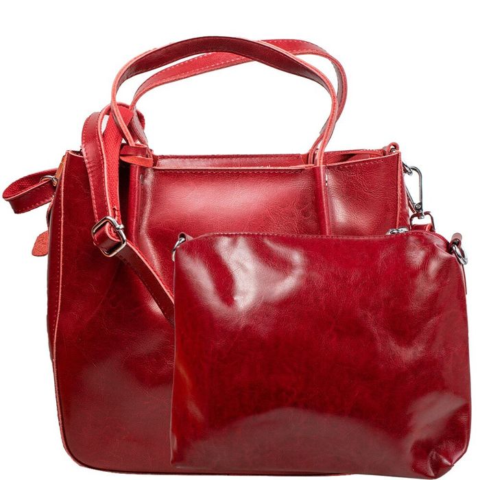 Жіноча шкіряна сумка з косметичкою ETERNO 3detai2032-1 купити недорого в Ти Купи