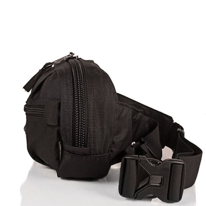 Мужская поясная черная сумка ONEPOLAR купить недорого в Ты Купи