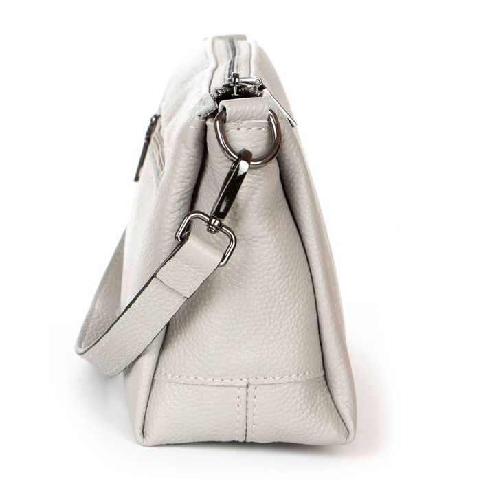 Жіноча шкіряна сумка ALEX RAI 99105-1 white-grey купити недорого в Ти Купи