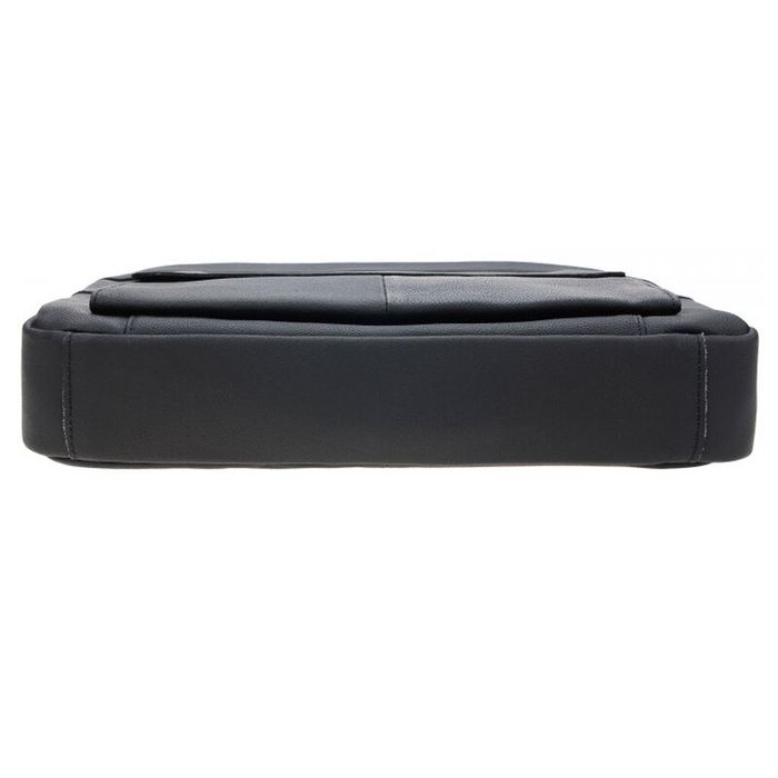 Чоловіча сумка для ноутбука Borsa Leather 1t9036-black купити недорого в Ти Купи
