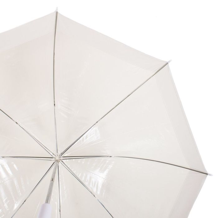 Женский зонт-трость полуавтомат HAPPY RAIN прозрачный купить недорого в Ты Купи