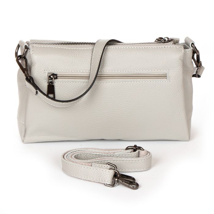 Женская кожаная сумка ALEX RAI 99105-1 white-grey купить недорого в Ты Купи