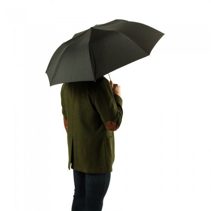 Чоловіча парасолька напівавтомат Fulton Ambassador G518 - Black (Чорний) купити недорого в Ти Купи