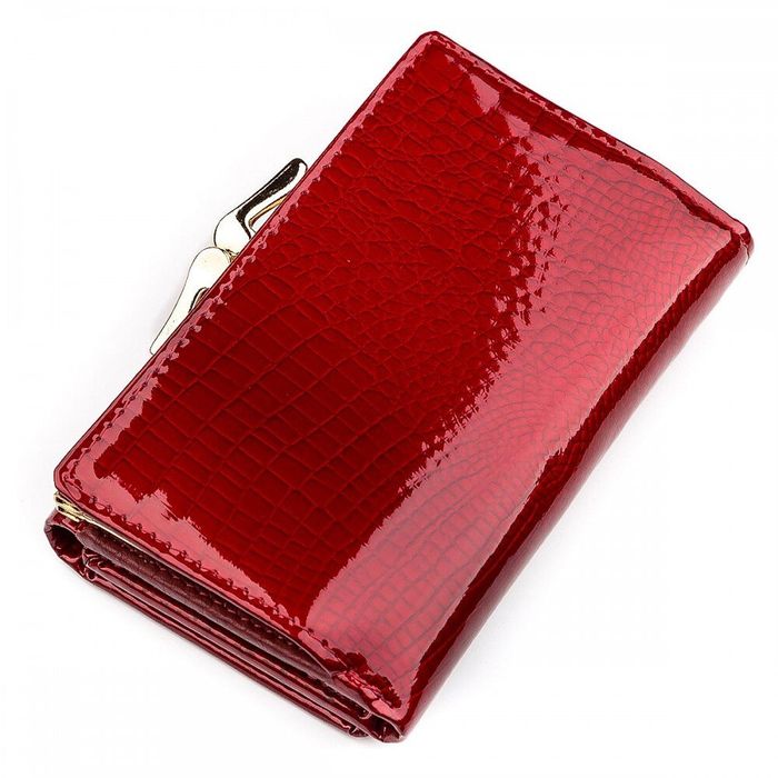 Кошелек из натуральной кожи ST Leather 18374 (S1201A) Красный купить недорого в Ты Купи