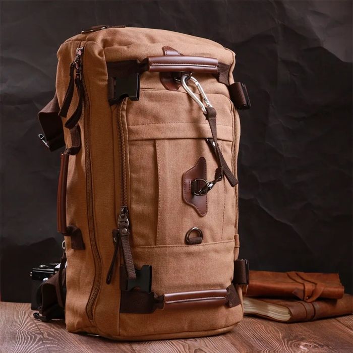 Чоловічий рюкзак-трансформер з тканини Vintage 22160 купити недорого в Ти Купи