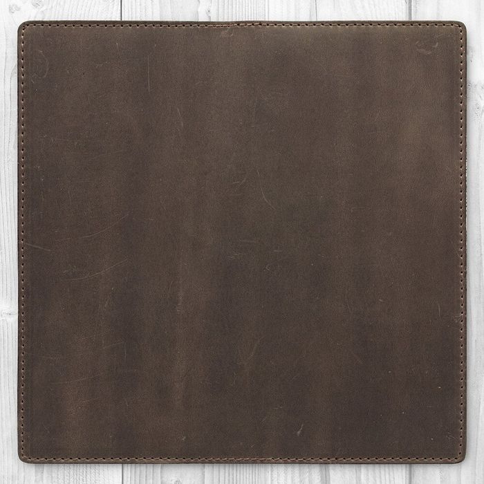 Кожаный бумажник Hi Art WP-03 Shabby Gavana Brown Темно-коричневый купить недорого в Ты Купи