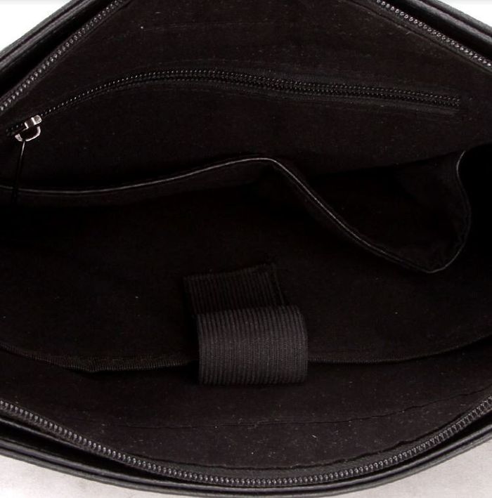 Мужская черная сумка через плечо Polo 8812 купить недорого в Ты Купи
