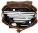 Кожаный дорожный рюкзак Vintage 14800 Коричневый