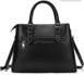 шкіряна жіноча сумка Vintage 14861 Чорний