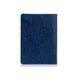 Кожаная обложка на паспорт HiArt PC-01 Mehendi Art голубой Голубой