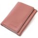 Шкіряний жіночий гаманець ручної роботи GRANDE PELLE 16784, Рожевий
