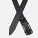Чоловічий шкіряний ремінь Borsa Leather 125v1genav37-black, Чорний