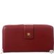 Жіночий шкіряний червоно-коричневий гаманець Double Rich Max Valenta ХР99110