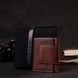 Шкіряний чоловічий гаманець ручної роботи GRANDE PELLE 11662, Коричневий