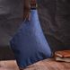 Чоловіча сумка-слінг із текстилю Vintage 22199, Синій