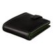 Мужской кожаный кошелек Visconti TR35 Atlantis c RFID (Black Green)