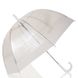 Женский зонт-трость полуавтомат HAPPY RAIN прозрачный
