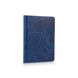 Шкіряна обкладинка на паспорт HiArt PC-01 Mehendi Art блакитний Блакитний