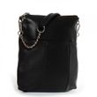 Женская черная кожаная сумка ALEX RAI 2030-9 black