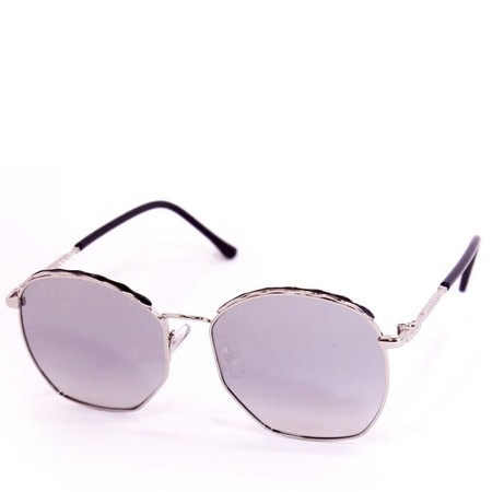 Жіночі сонцезахисні дзеркальні окуляри 9372-6 купити недорого в Ти Купи