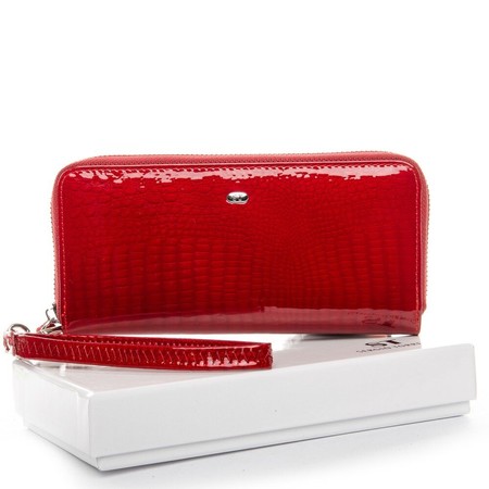 Жіночий лакований гаманець зі шкіри LR SERGIO TORRETTI W38 red купити недорого в Ти Купи