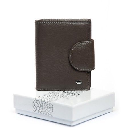 Женский кожаный кошелек Bright DR. BOND WS-36 gray купить недорого в Ты Купи