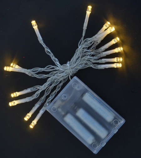Светодиодная гирлянда, 15 LED лампочек, молочно-белая, 1,6 м 801126 купить недорого в Ты Купи