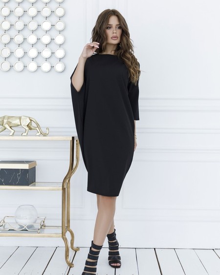 Сукня ISSA PLUS 12106 S чорний купити недорого в Ти Купи
