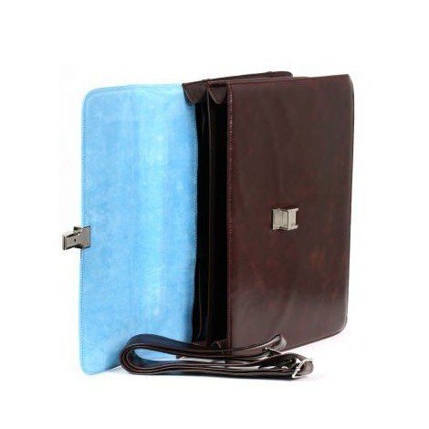 Коричневий чоловічий портфель Piquadro Blue Square (CA1152B2_MO) купити недорого в Ти Купи