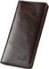 Чоловічий шкіряний темно-коричневий портмоне SHVIGEL 16153, Темно-коричневый