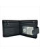 Мужской кожаный кошелек Weatro 11 х 10 х 2,5 см Черный wtro-408